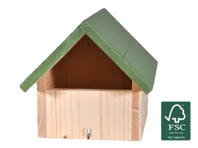 Emma's Garden Nestkast Half open Merel-witte Kwikstaart L FSC®
