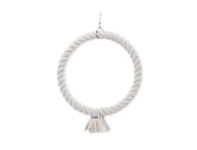 Anneau d'escalade en coton pour oiseaux
