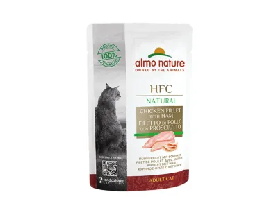 Almo Nature HFC Natural Kattennatvoer – HFC Natural - kipfilet met ham