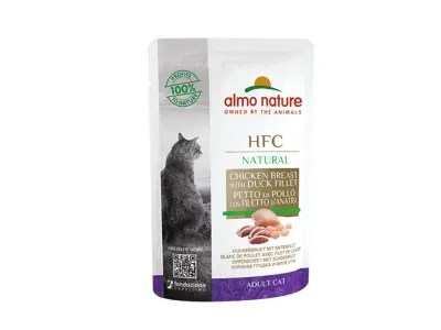 Almo Nature HFC Natural Kattennatvoer – HFC Natural - kippenborst eendenfilet