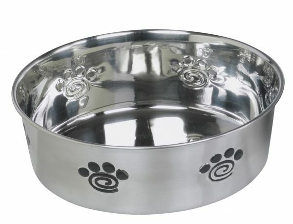 Eetbak inox antislip grijs en poot 27cm 3,9 L