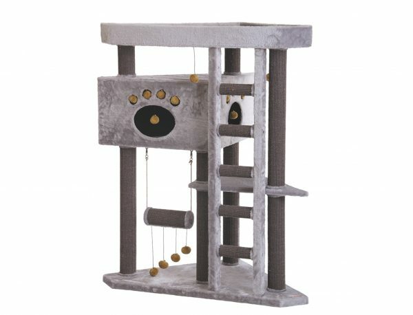 Kattenklim Rico Plus grijs 79x79x136cm 2BOX