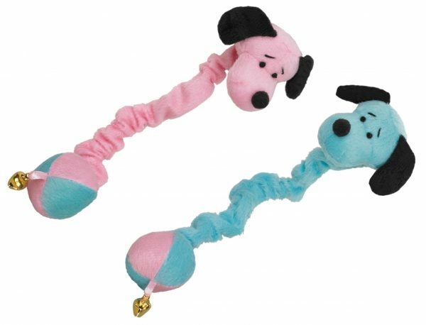 Speelgoed kat pluche hond Dafy met catnip 14cm