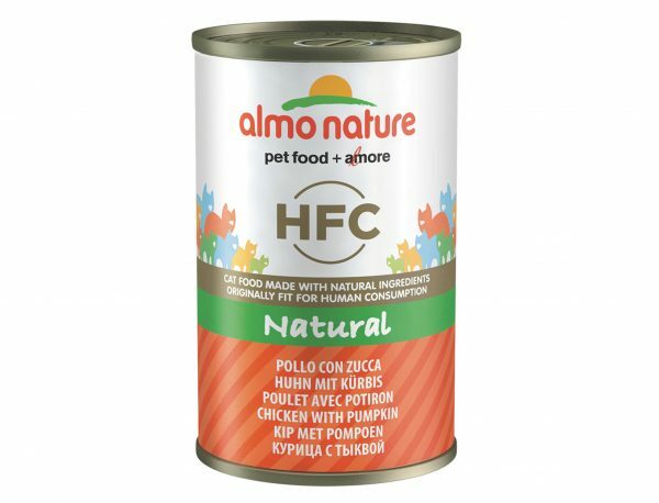 HFC Cats 140g Natural - kip met pompoen