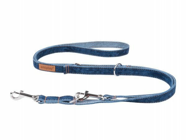Ami Leiband Denim 6 in 1 marinbl. 100-200cmx15mm M