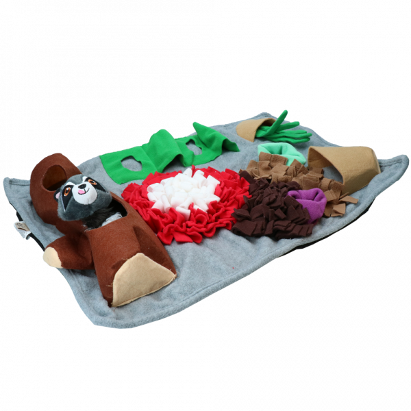 AFP Dig it - Rectangle Fluffy mat with cute toy