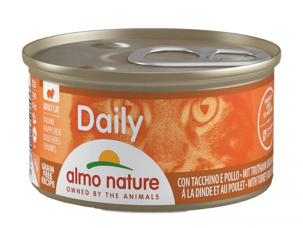 Daily Cats 85g  met Kalkoen en Kip