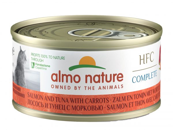 HFC Complete Cats 70g Zalm, Tonijn en Wortelen