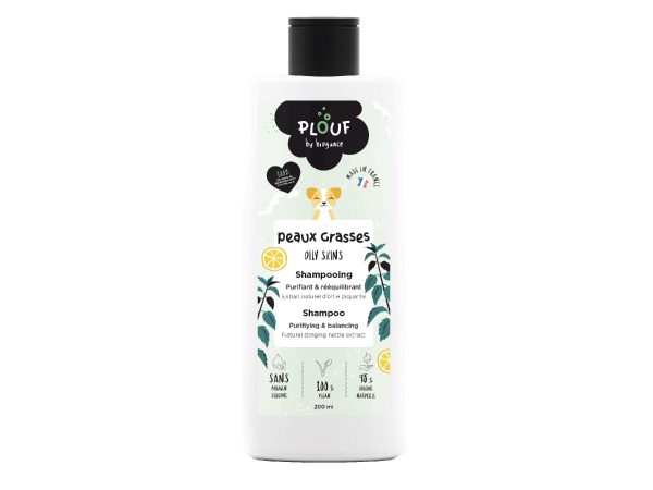 PLOUF hond vette huid  shampoo 200 ml