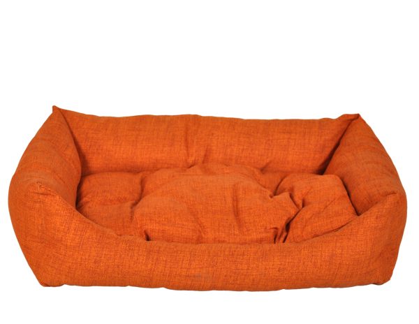 Mand vierkant Adelle oker 60x70x18cm