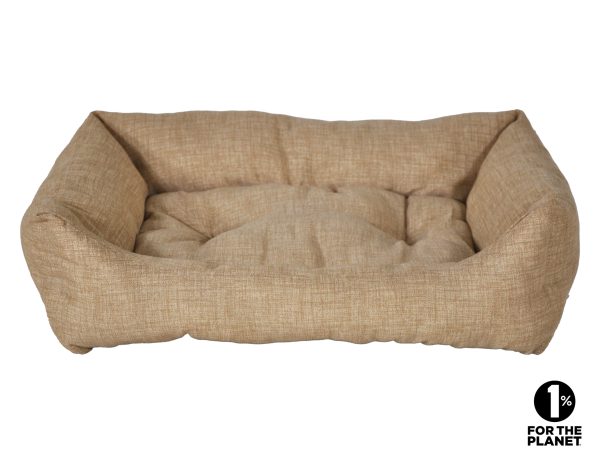 Mand vierkant Adelle beige 60x70x18cm