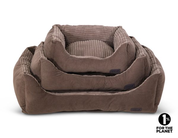 Mand vierkant Ryo bruin 45x40x19cm