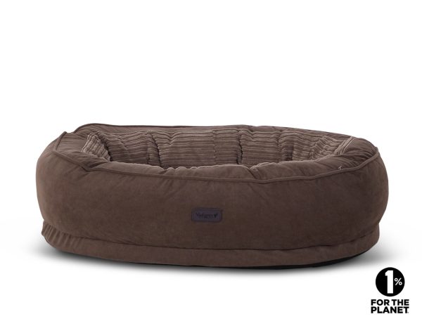 Mand ovaal Ryo bruin  64x46x20cm