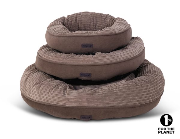 Donut Ryo bruin Ø45cmx15cm