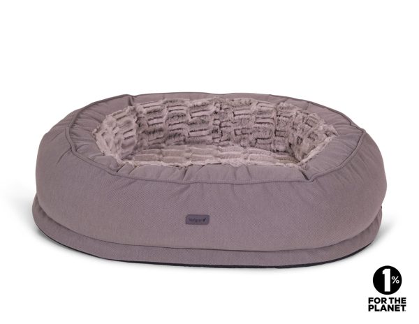 Mand ovaal Liah taupe 95x70x24cm