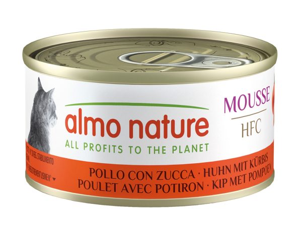 HFC Cats 70g Mousse - kip met pompoen