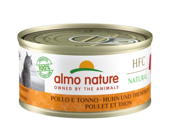 HFC Cats 70g Natural - kip en tonijn