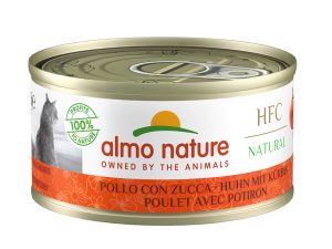 HFC Cats 70g Natural - kip met pompoen