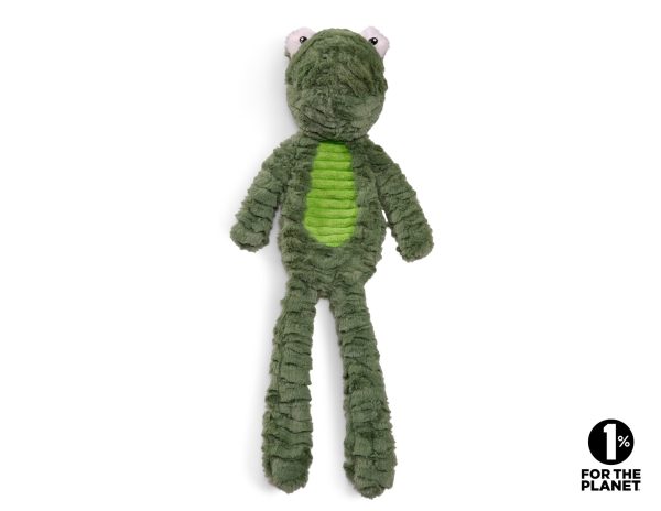 Speelgoed hond pluche Furry Fun Froggy 50cm