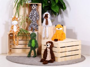 Speelgoed hond pluche Furry Fun Foxie 60cm