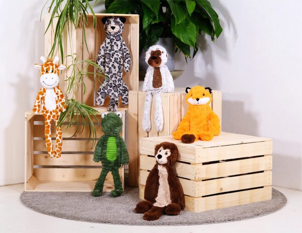 Speelgoed hond pluche Furry Fun Foxie 60cm