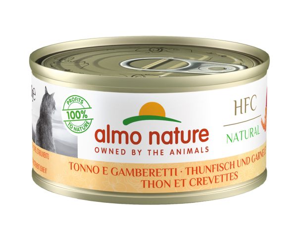 HFC Cats 70g Natural - tonijn en garnaaltjes