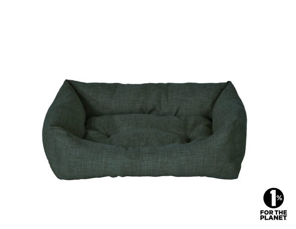 Mand vierkant Adelle grijs 45x60x16cm