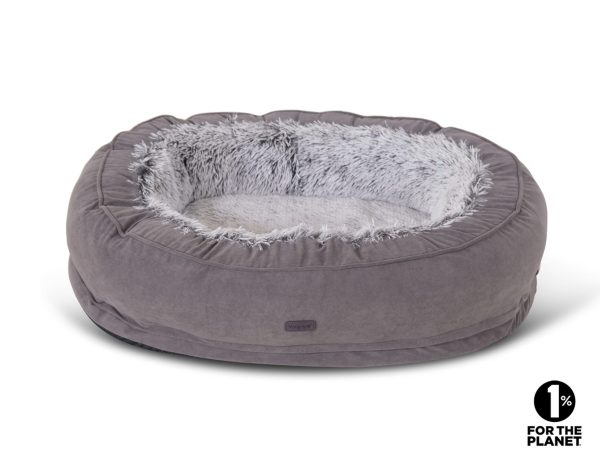 Mand ovaal Keon grijs 95x70x24cm