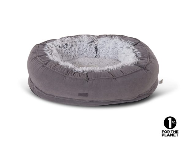 Mand ovaal Keon grijs 80x60x22cm