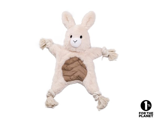 Speelgoed hond recycled pluche Raffy konijn L 50cm