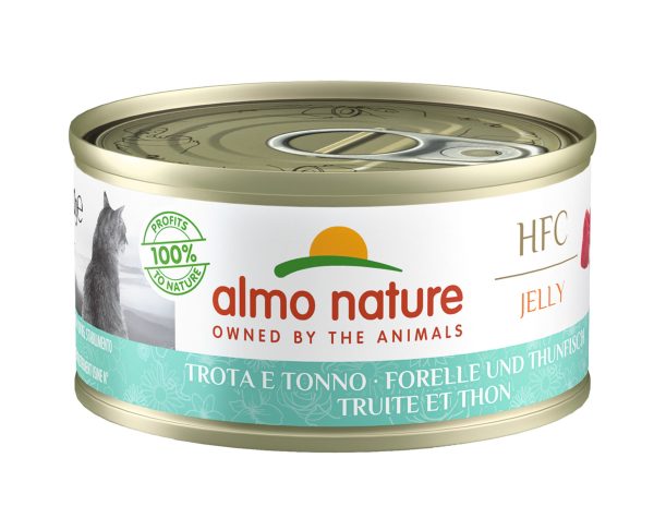HFC Cats 70g Jelly - forel en tonijn