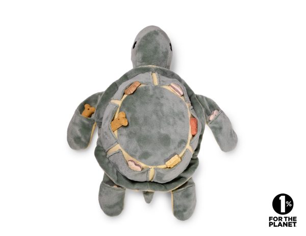 Speelgoed hond pluche snackzoeker schildpad 36cm