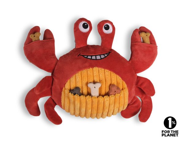 Speelgoed hond pluche snackzoeker Krab 29cm
