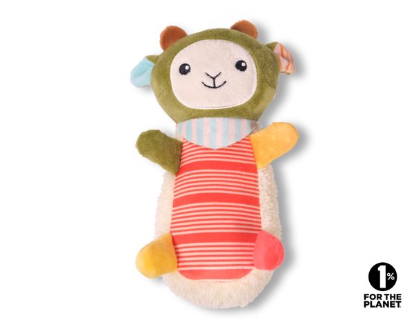 Speelgoed hond pluche Troeteltje Geit + koord 20cm