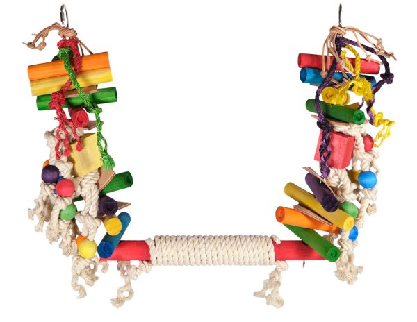 Speelgoed vogel Zitstok en speel XL 40cm